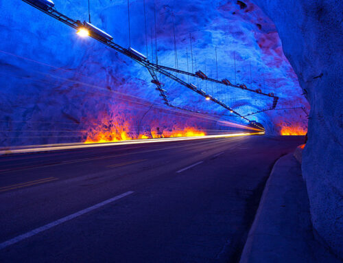 Tunnel Lighting Graffiti Protection / Oslo, Norway